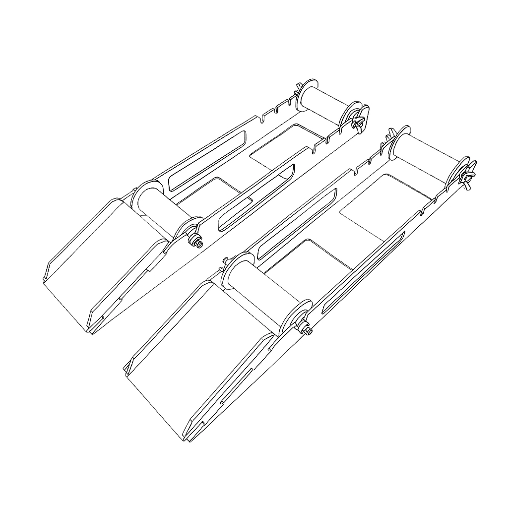 Derulator profesional pentru  tamburi diametru 50-100 cm si sarcina 600 kg